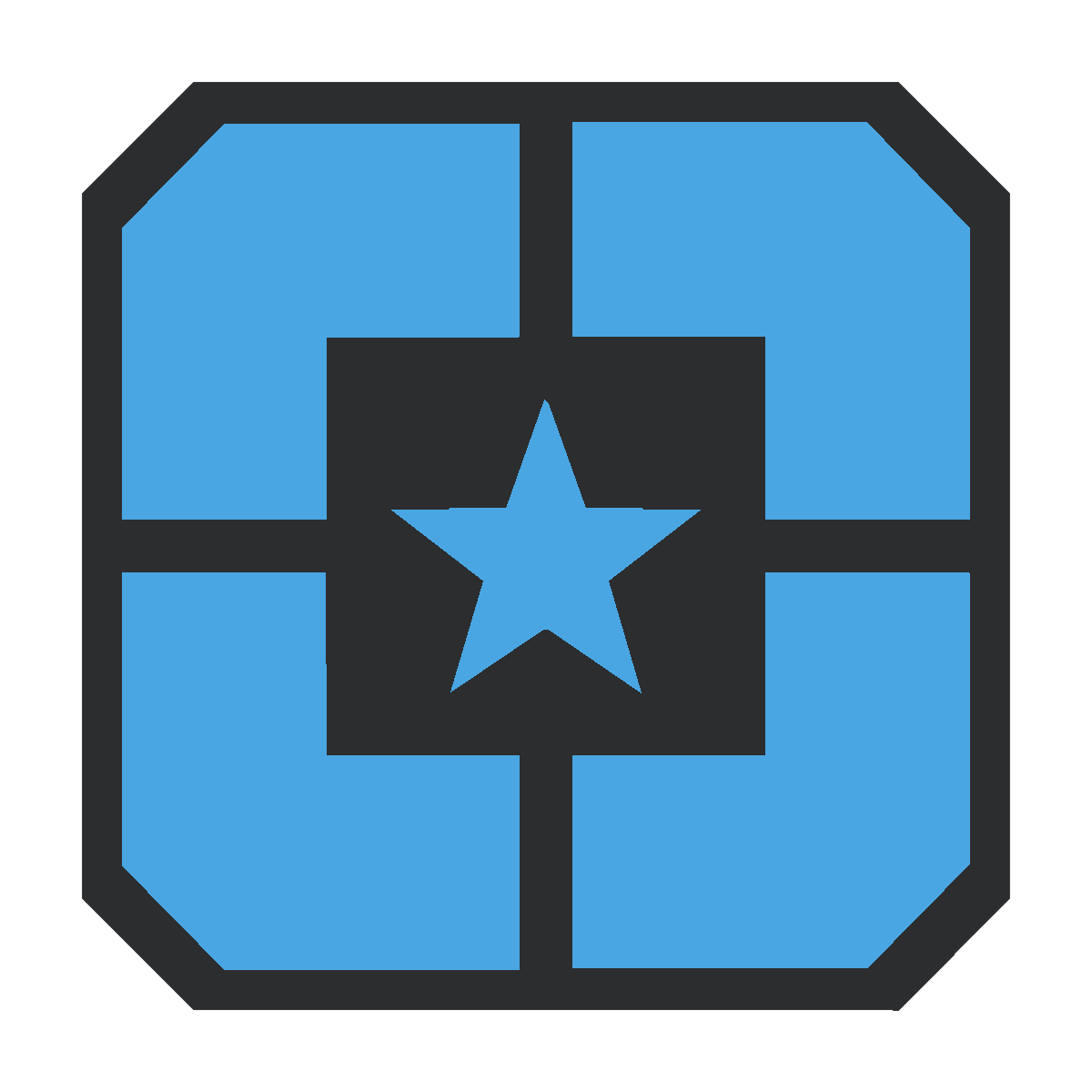 Lonestar faction desk logo product rendering