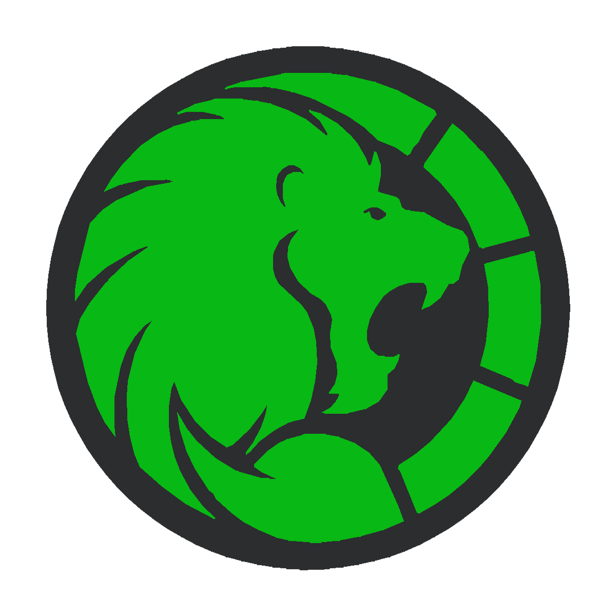 Manticore faction desk logo product rendering
